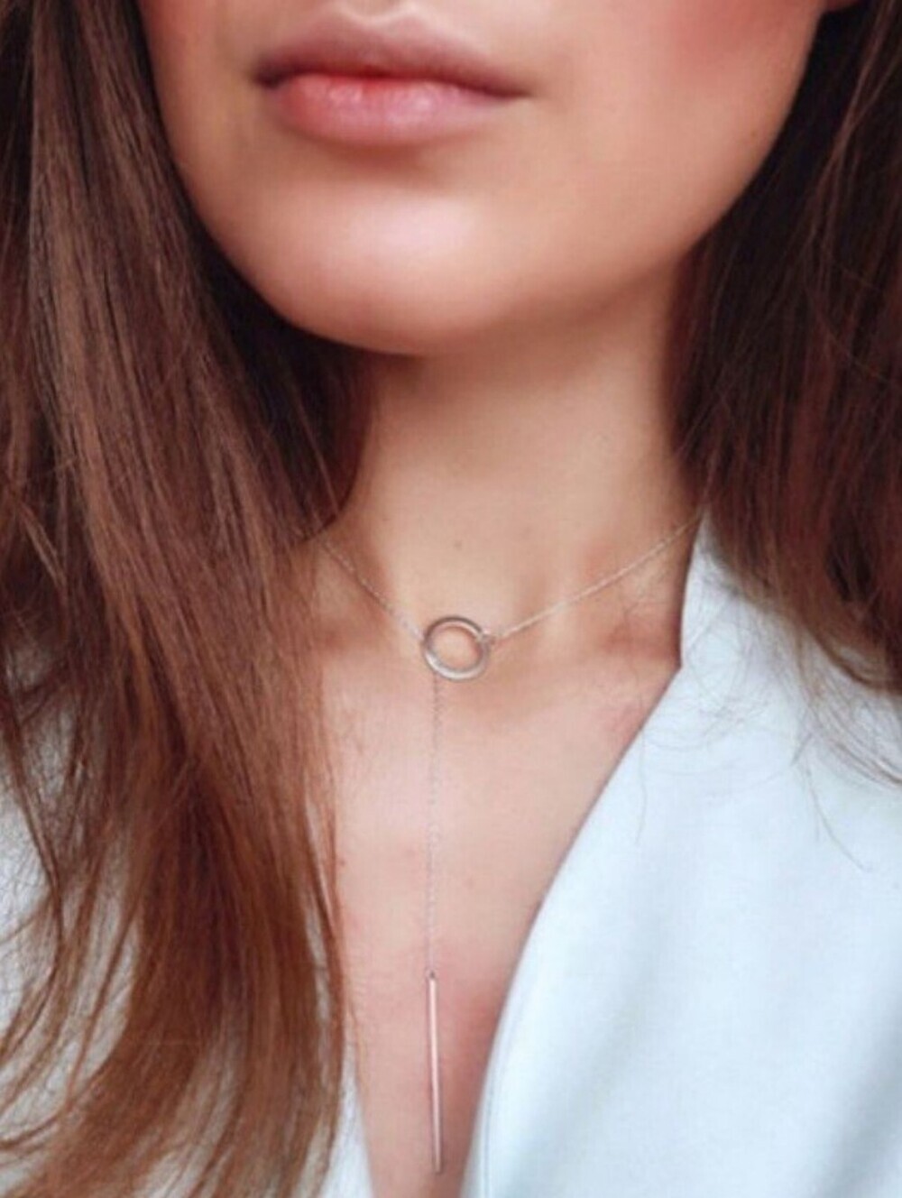 NEW Silver Adjustable Larionyx Boho Minimalist Luxury Necklace